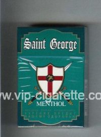 Saint George Menthol cigarettes hard box