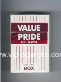Value Pride Full Flavor cigarettes hard box
