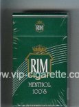 Rim Menthol 100s cigarettes hard box  Rim Menthol 100s cigarettes hard box