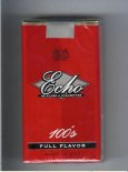 Echo 100s Full Flavor cigarettes soft box