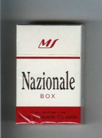 Nazionale cigarettes hard box  Nazionale cigarettes hard box