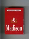 Madison American Blend cigarettes hard box  Madison American Blend cigarettes hard box