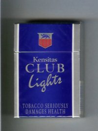 Kensitas Club Lights cigarettes hard box