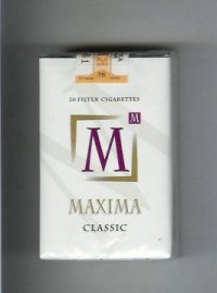 M Maxima Classic cigarettes soft box