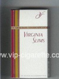 Virginia Slims 100s cigarettes hard box  Virginia Slims 100s cigarettes hard box