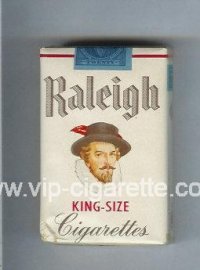Raleigh King Size cigarettes white soft box