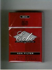 Echo Non Filter cigarettes hard box