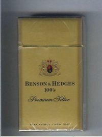 Benson and Hedges Premium Filter cigarettes