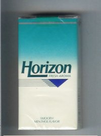 Horizon Fresh Aroma Smooth Menthol Flavor 100s cigarettes soft box  Horizon Fresh Aroma Smooth Menthol Flavor 100s cigarettes soft box