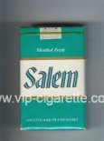 Salem Menthol Fresh green and white and green cigarettes soft box  Salem Menthol Fresh green and white and green cigarettes soft box