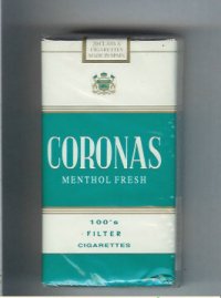 Coronas 100s Menthol Fresh filter cigarettes