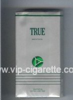 True Menthol 100s cigarettes soft box