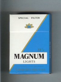 Magnum Special Filter Lights cigarettes hard box