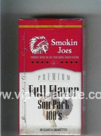 Smokin Joes Premium Full Flavor Soft Pack 100s cigarettes soft box