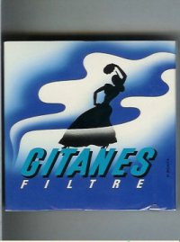 Gitanes Filtre cigarettes wide flat hard box