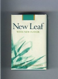 New Leaf With New Flavor cigarettes soft box  New Leaf With New Flavor cigarettes soft box