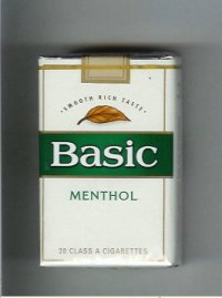 Basic cigarettes Smooth Rich Taste Menthol soft box