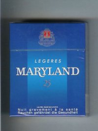 Maryland Legeres 25 blue cigarettes hard box