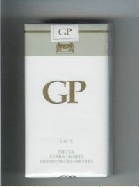 GP 100s Filter Ultra Lights premium cigarettes soft box