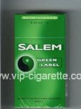 Salem Green Label Slim Lights 100s cigarettes hard box  Salem Green Label Slim Lights 100s cigarettes hard box