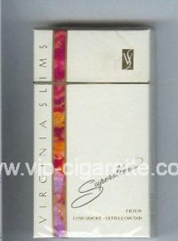 Virginia Slims Superslims 100s Filter cigarettes hard box  Virginia Slims Superslims 100s Filter cigarettes hard box