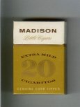 Madison Little Cigars Extra Mild Cigaritos cigarettes hard box  Madison Little Cigars Extra Mild Cigaritos cigarettes hard box