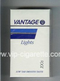 Vantage Lights 100s Cigarettes hard box