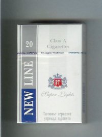 New Line Super Lights cigarettes hard box  New Line Super Lights cigarettes hard box