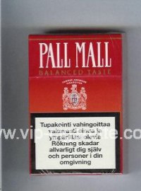 Pall Mall Balanced Taste cigarettes hard box
