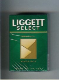 Liggett Select Menthol Kings Box cigarettes hard box