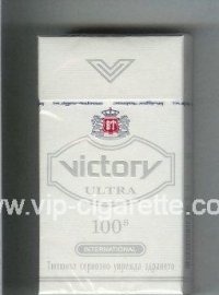 Victory Ultra 100s International cigarettes hard box  Victory Ultra 100s International cigarettes hard box
