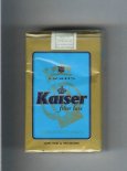 Kaiser Lights Filter Luxe American Blend Special blue and gold cigarettes soft box  Kaiser Lights Filter Luxe American Blend Special blue and gold cigarettes soft box