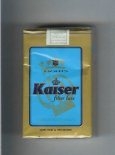 Kaiser Lights Filter Luxe American Blend Special blue and gold cigarettes soft box