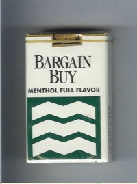 Bargain Buy Menthol Full Flavor cigarettes