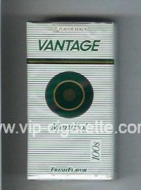 Vantage Menthol 100s Fresh Flavor Cigarettes soft box