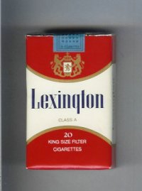 Lexington 20 King Size Filter cigarettes soft box