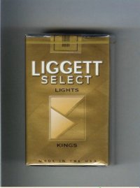 Liggett Select Lights Kings cigarettes soft box