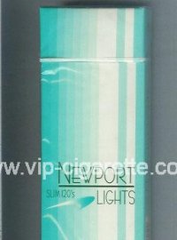Newport Slim Lights 120s cigarettes hard box  Newport Slim Lights 120s cigarettes hard box