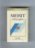 Merit Ultra Lights Filter cigarettes soft box