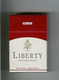 Liberty Choice Virginia Tobaccos cigarettes hard box
