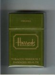 Harrods Knightsbridge Virginia cigarettes hard box  Harrods Knightsbridge Virginia cigarettes hard box