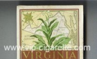 Virginia cigarettes wide flat hard box  Virginia cigarettes wide flat hard box