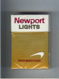 Newport Non Menthol Lights cigarettes hard box  Newport Non Menthol Lights cigarettes hard box
