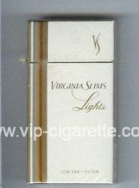 Virginia Slims Lights 100s Filter cigarettes hard box  Virginia Slims Lights 100s Filter cigarettes hard box