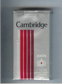 Cambridge Lowest 100s cigarettes