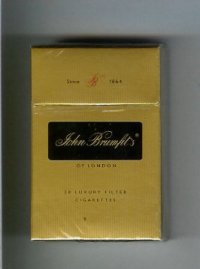 John Brumfit's of London cigarettes hard box