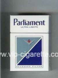 Parliament Ultra Lights cigarettes hard box