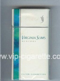 Virginia Slims Menthol 100s Filters cigarettes hard box  Virginia Slims Menthol 100s Filters cigarettes hard box