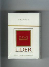 Lider Suave cigarettes hard box