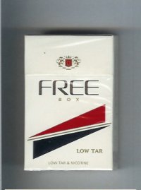 Free Box Low Tar Cigarettes hard box